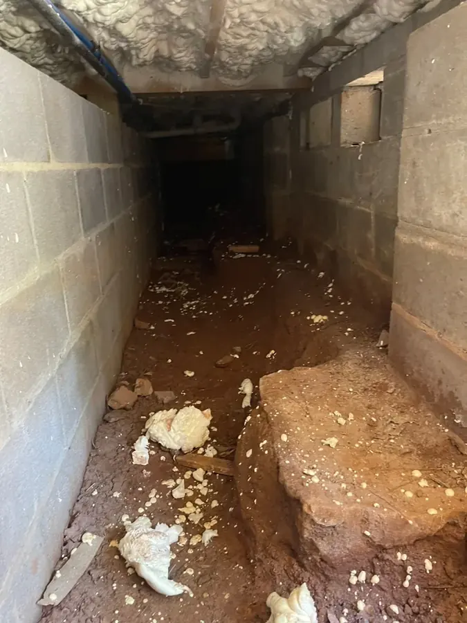 Storm water cleanup in a Sappington lower level, St. Louis